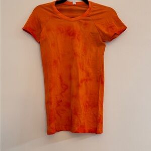 Lululemon Swiftly Tech Blood Orange Short Sleeve Shirt